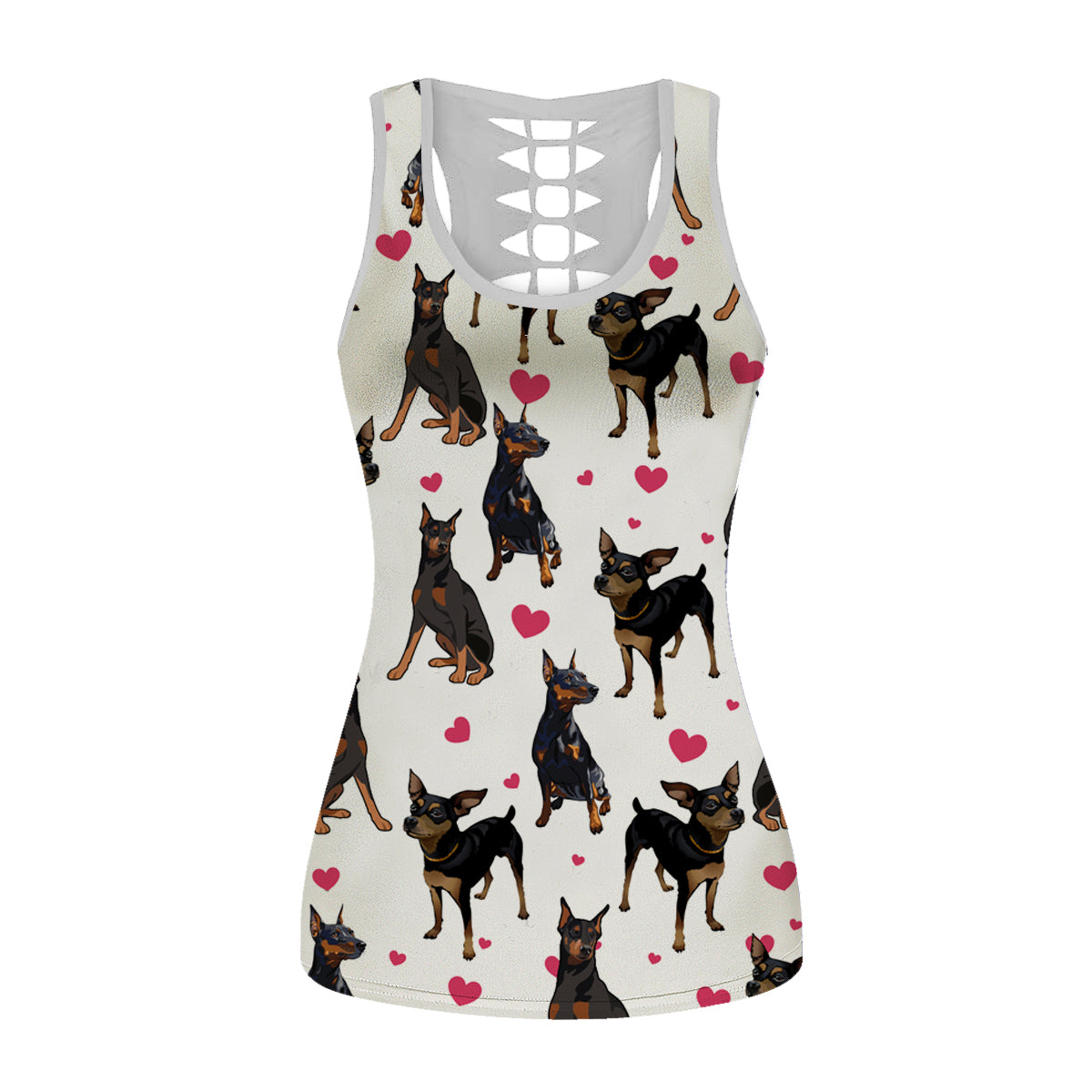 Mignon Doberman Pinscher - Débardeur creux V1