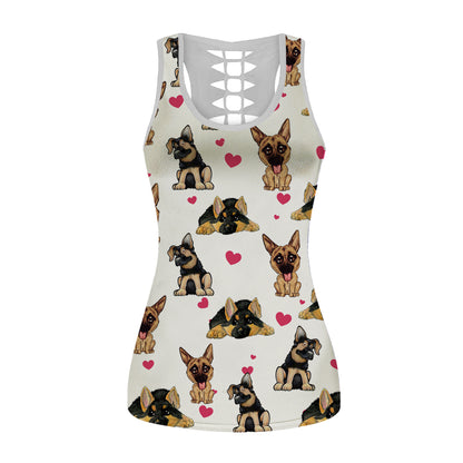 Berger allemand mignon - Débardeur creux V1