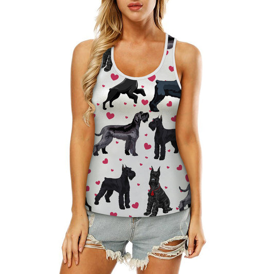 Schnauzer géant mignon - Débardeur creux V1