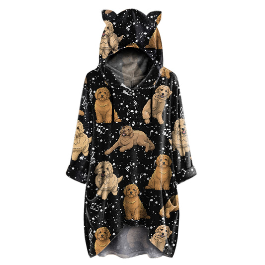 Cute Goldendoodle - Hoodie With Ears V2