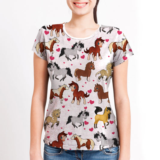 Cute Horse - T-Shirt V1