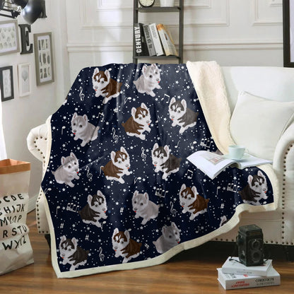 Cute Husky - Blanket V1