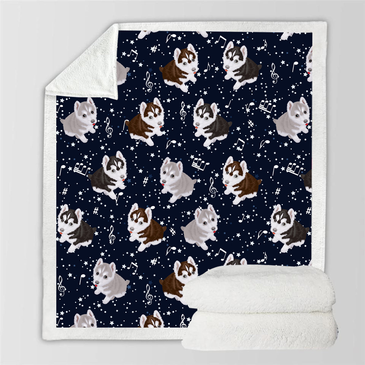 Cute Husky - Blanket V1