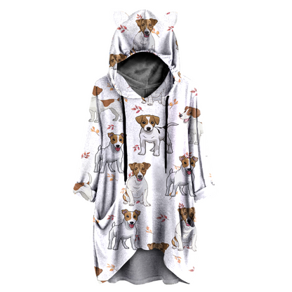 Cute Jack Russell Terrier - Hoodie With Ears V1