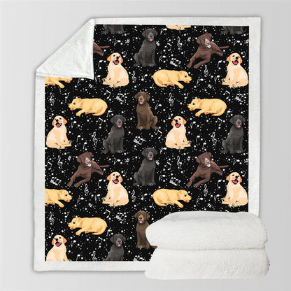 Cute Labrador - Blanket V1