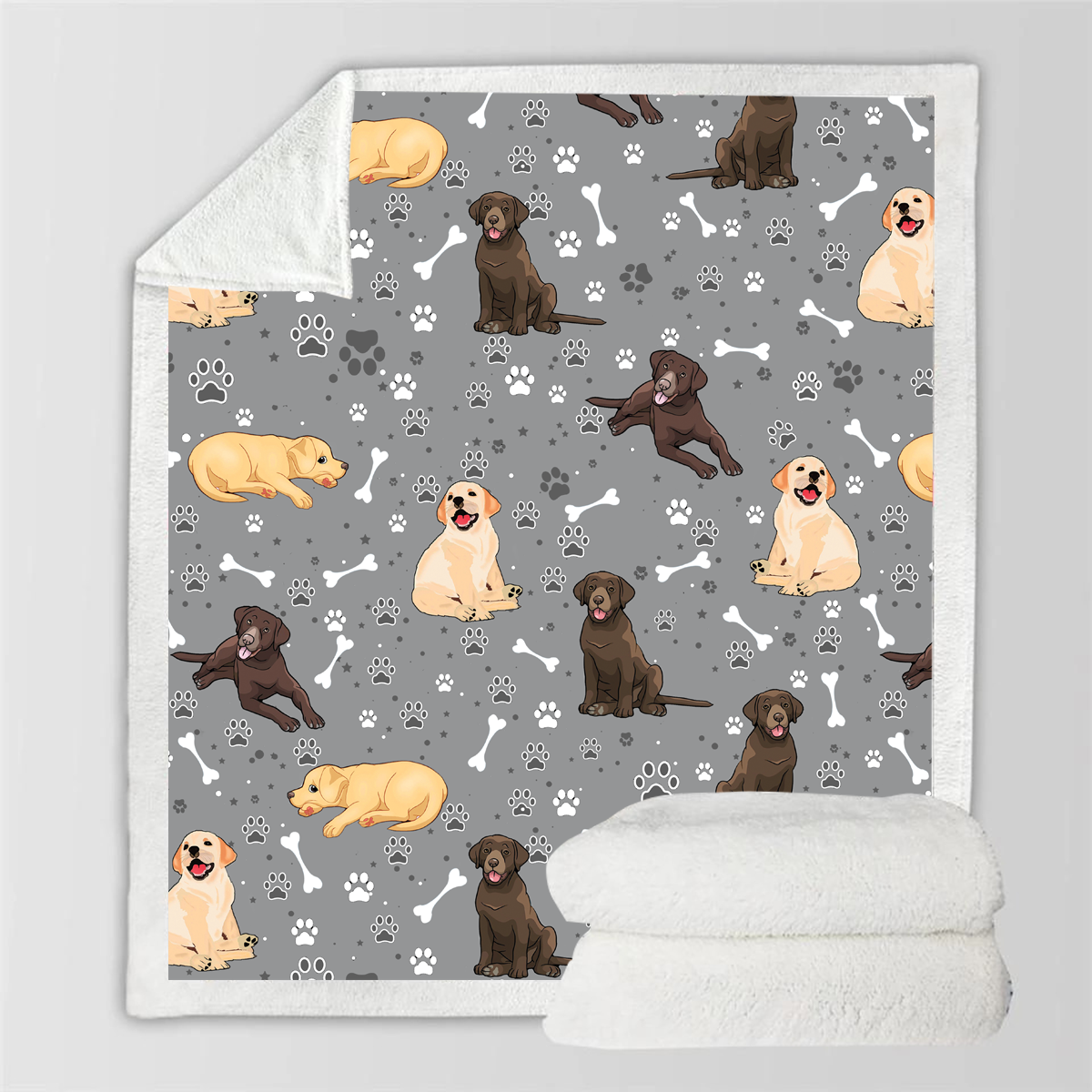 Cute Labrador - Blanket V2