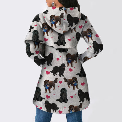 Cute Newfoundland - Fashion Long Hoodie V1