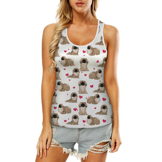 Pékinois mignon - Débardeur creux V1