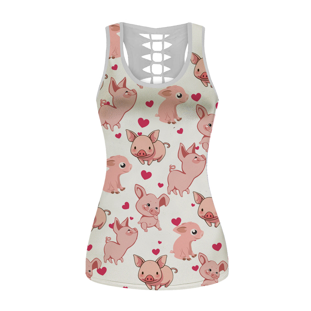 Cute Pig - Hollow Tank Top V1