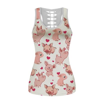 Cute Pig - Hollow Tank Top V1