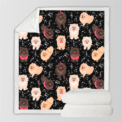 Cute Pomeranian - Blanket V1