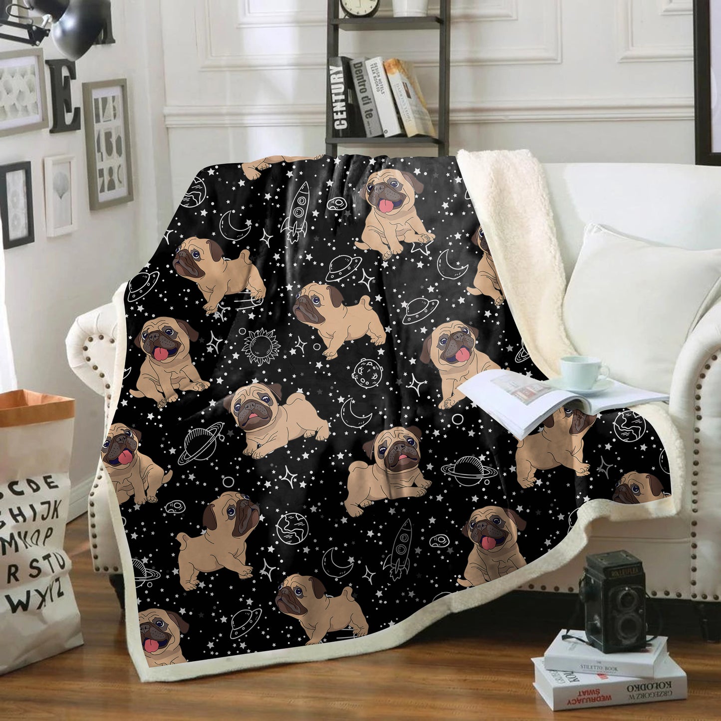 Cute Pug - Blanket V3