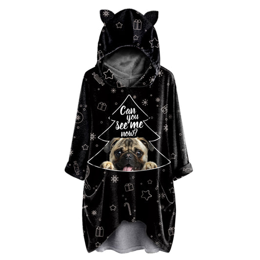 Cute Pug - Hoodie With Ears V2