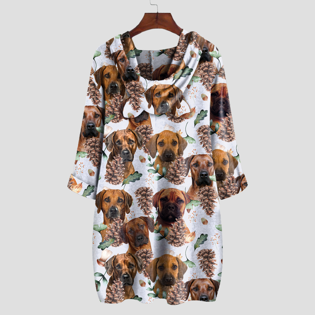 Cute Rhodesian Ridgeback - Hoodie With Ears V2