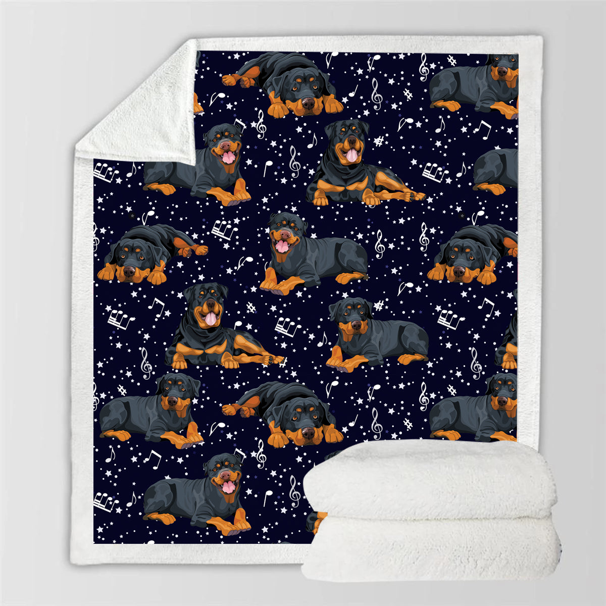 Cute Rottweiler - Blanket V2