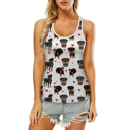 Rottweiler mignon - Débardeur creux V1