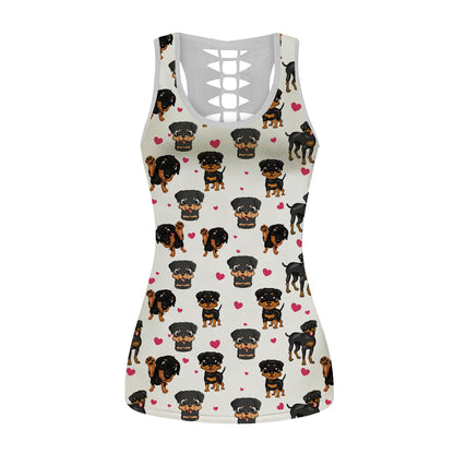 Rottweiler mignon - Débardeur creux V1