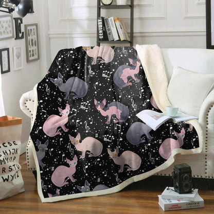 Cute Sphynx Cat - Blanket V1