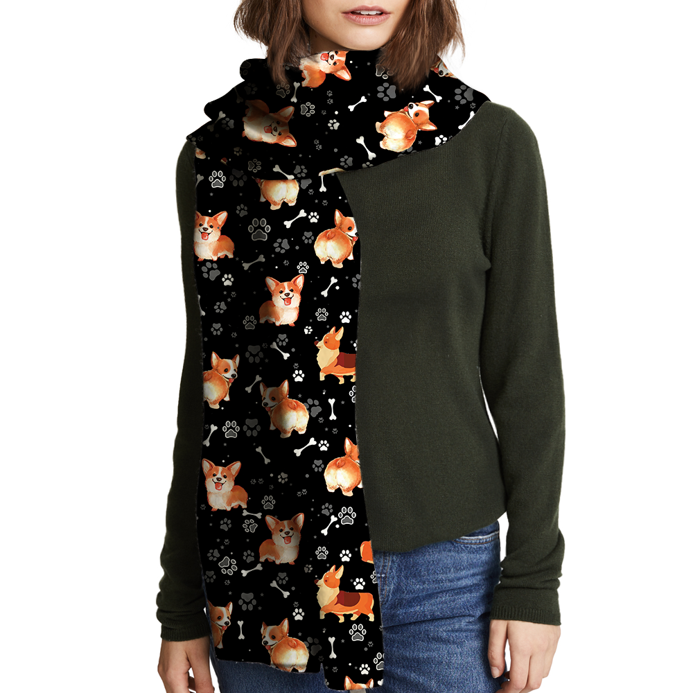 Süßer walisischer Corgi - Schal V5