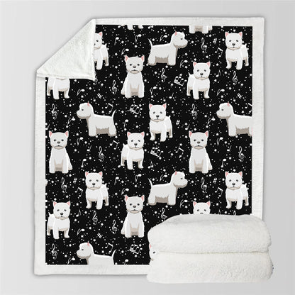 Cute West Highland White Terrier - Blanket V1
