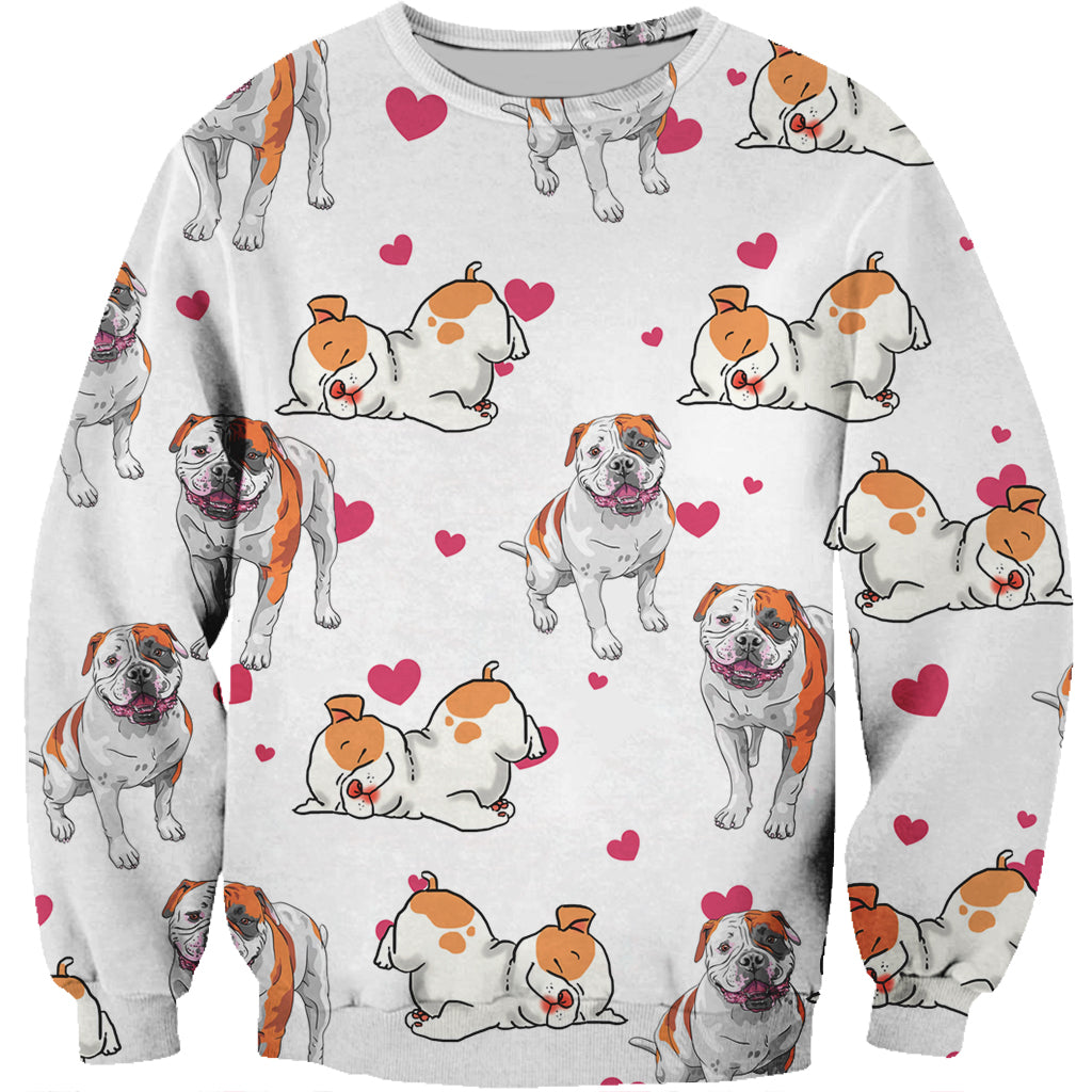Cute American Bulldog - Sweatshirt V1