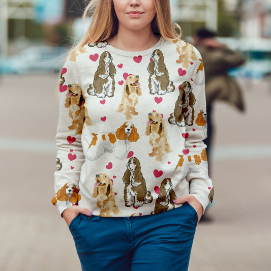 Cute American Cocker Spaniel - Sweatshirt V1