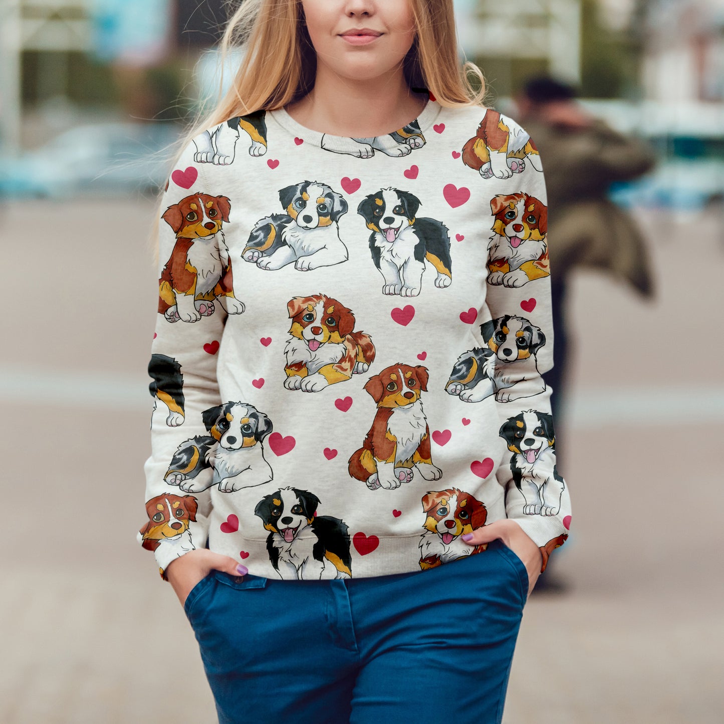 Cute Australian Shepherd - Sweatshirt V1