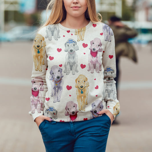 Cute Bedlington Terrier - Sweatshirt V1