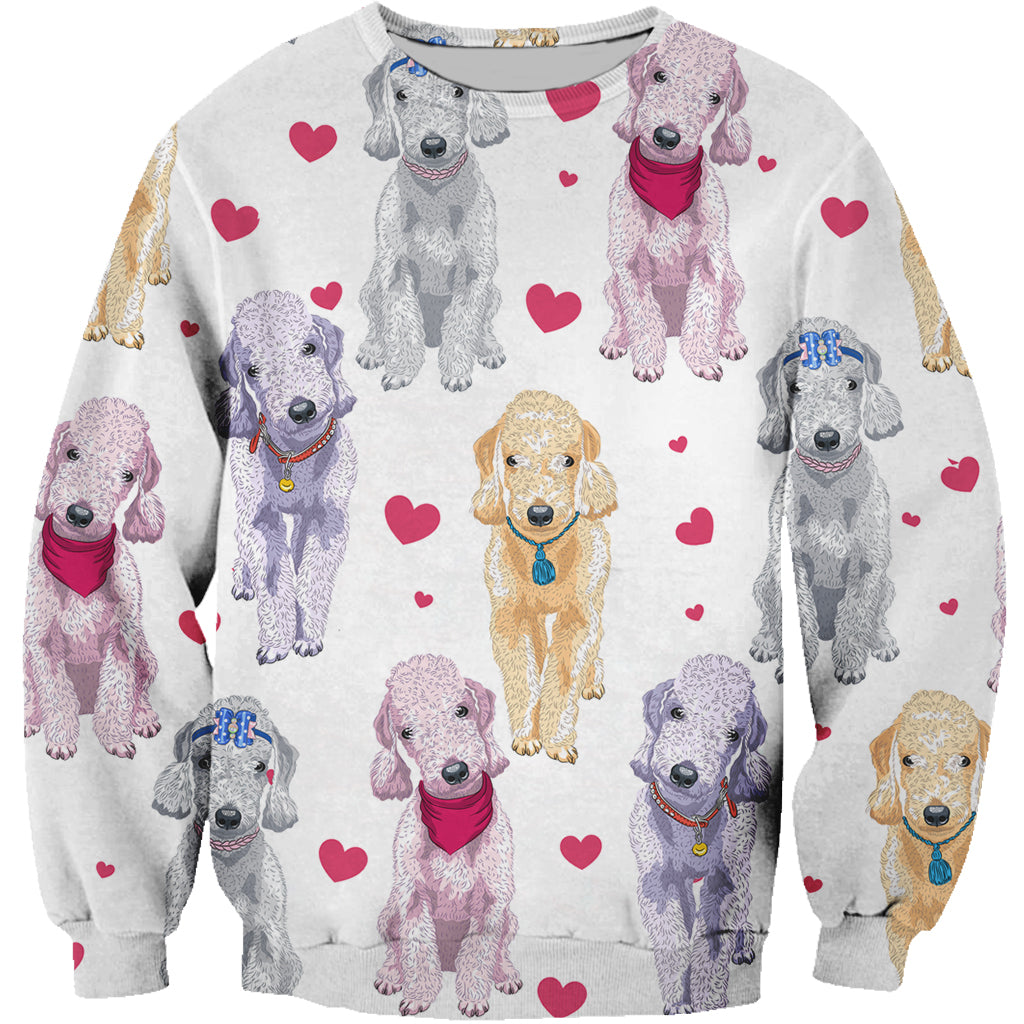 Niedlicher Bedlington Terrier - Sweatshirt V1