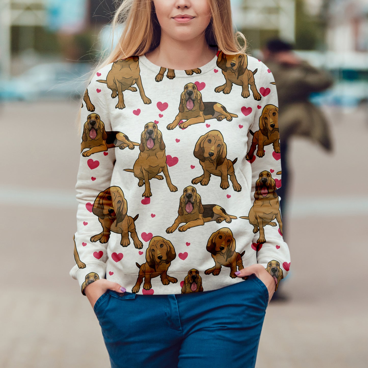 Cute Bloodhound - Sweatshirt V1