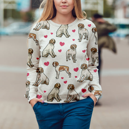 Cute Brittany Spaniel - Sweatshirt V1