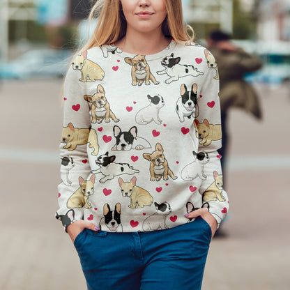 Cute French Bulldog - Sweatshirt V1