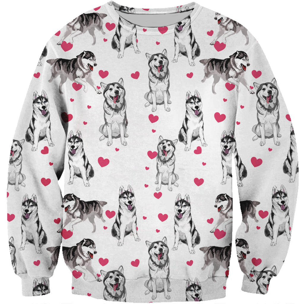Cute Husky - Sweatshirt V2