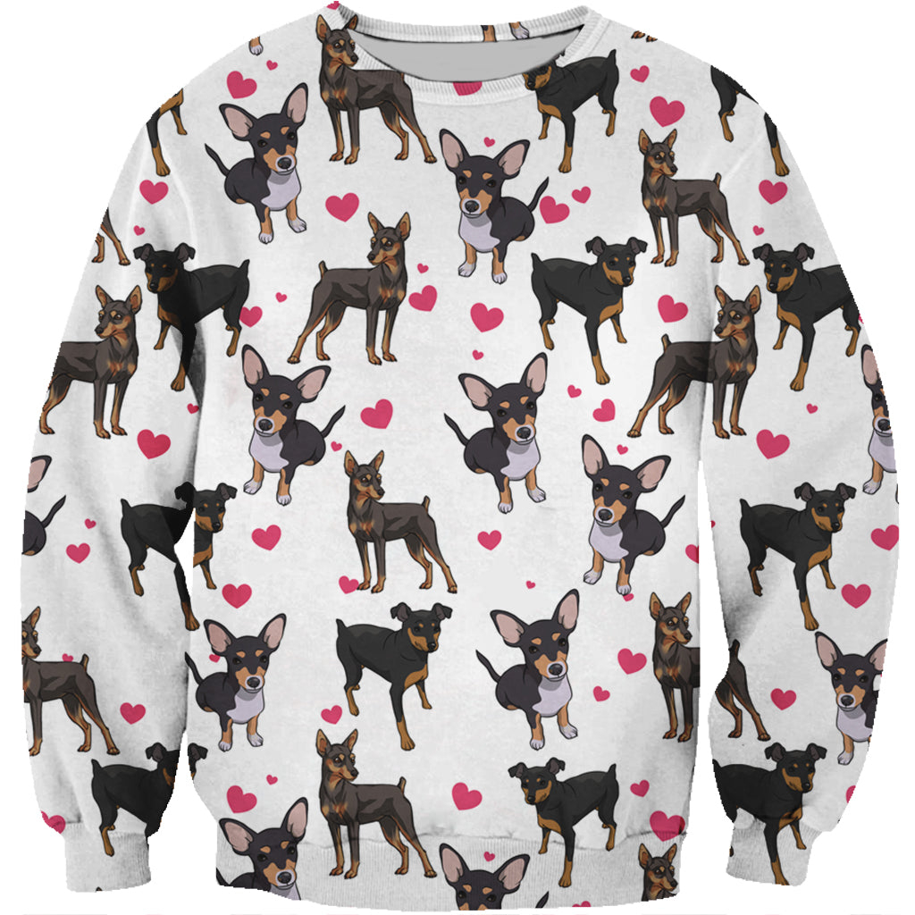 Cute Miniature Pinscher Terrier - Sweatshirt V1
