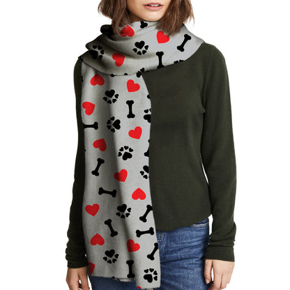 Cute Paws & Hearts - Scarf V1