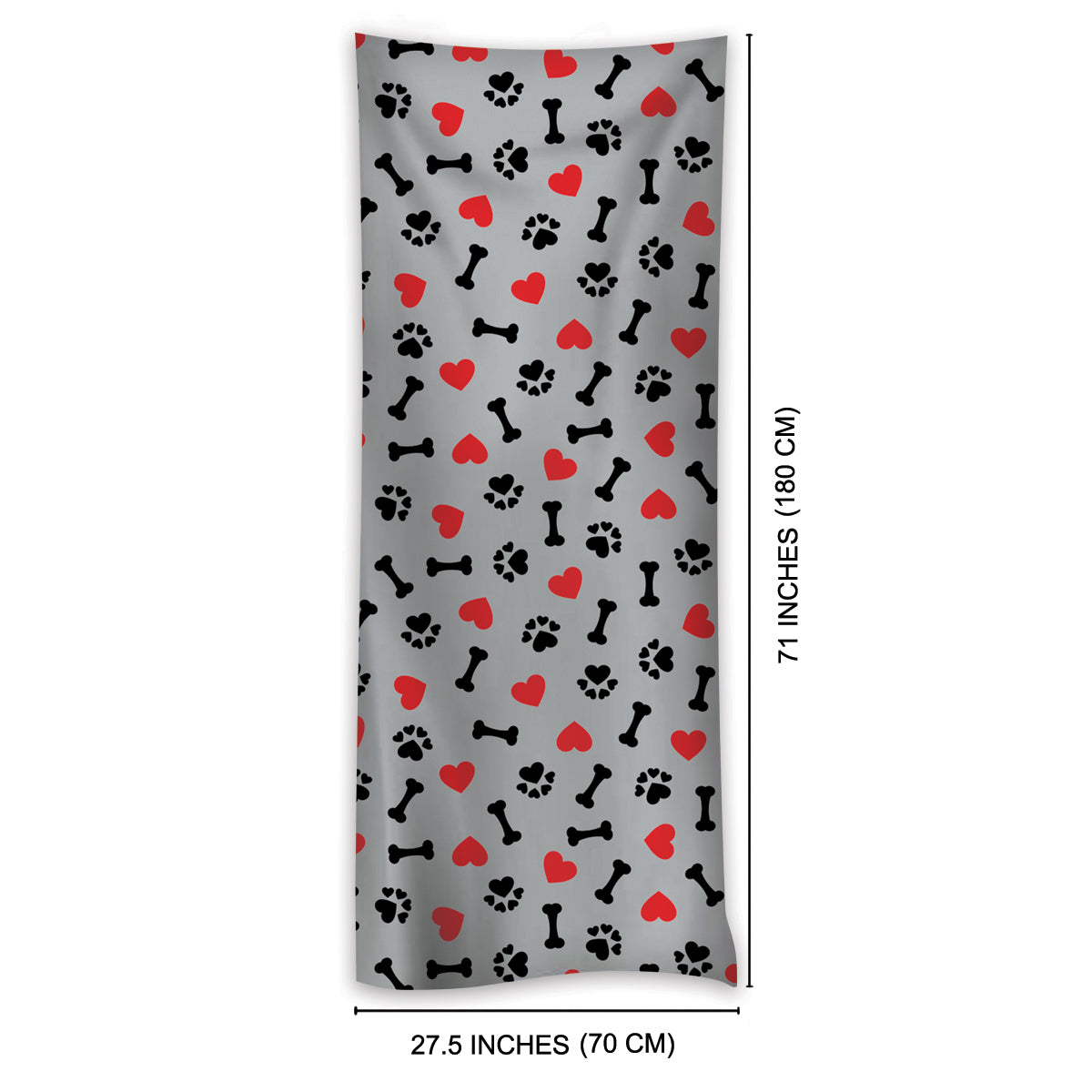 Cute Paws & Hearts - Scarf V1