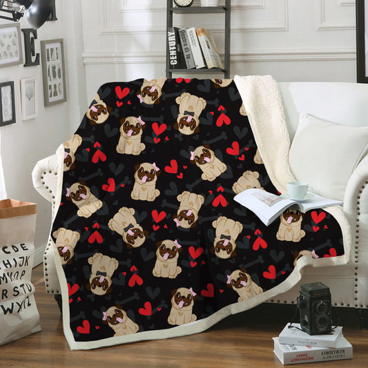 Cute Pug - Blanket V1