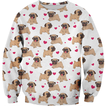 Cute Pug - Sweatshirt V1