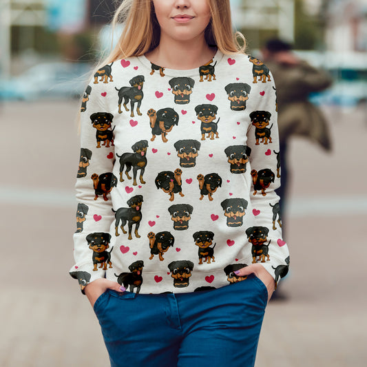 Cute Rottweiler - Sweatshirt V1