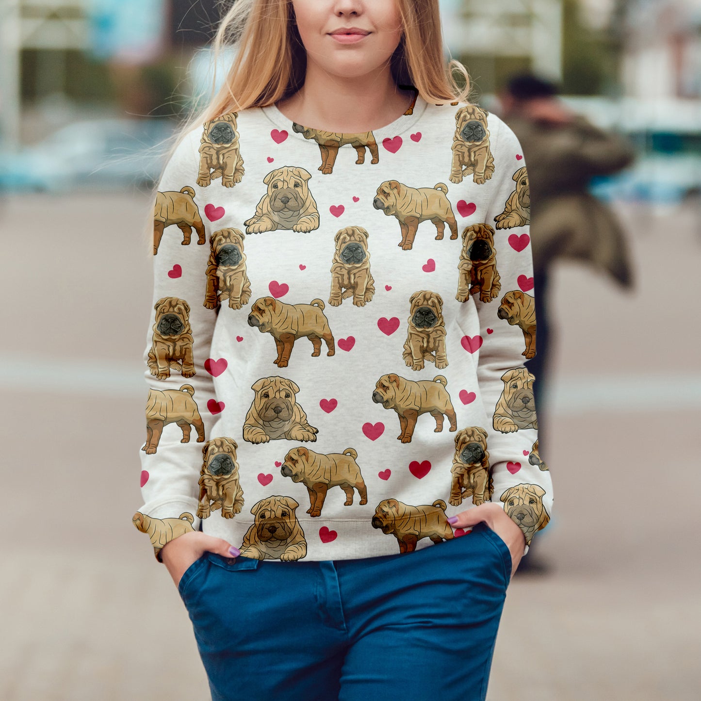 Cute Shar Pei - Sweatshirt V1