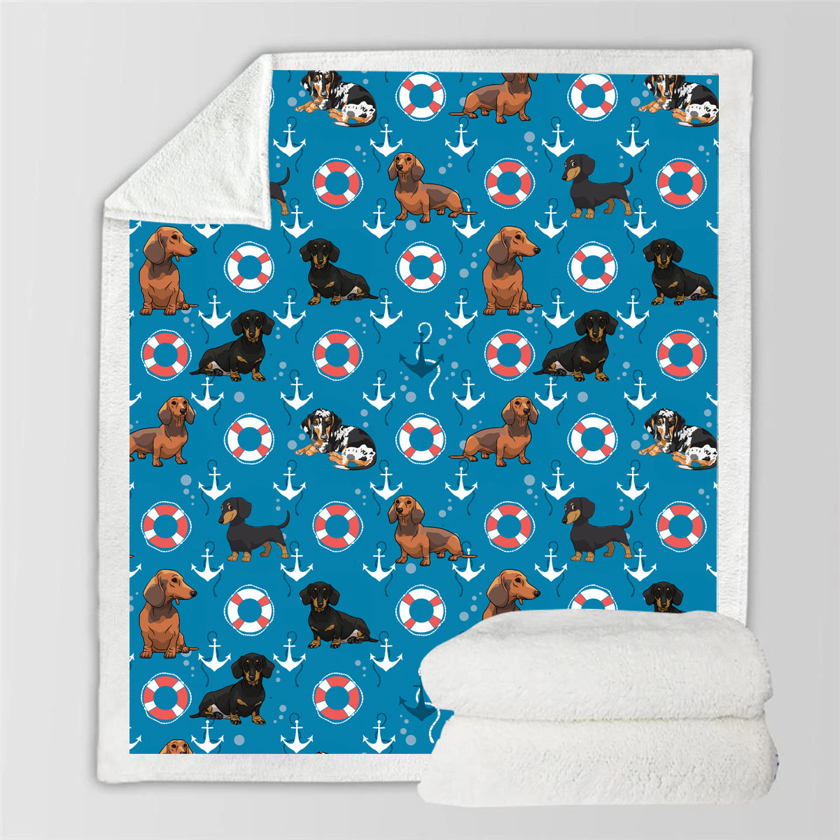 Dachshund - Colorful Blanket V2