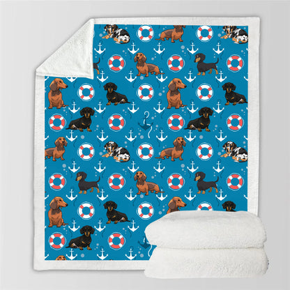 Dachshund - Colorful Blanket V2