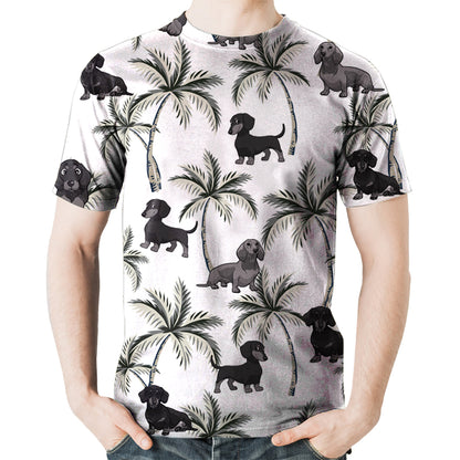 Teckel - T-Shirt Hawaïen V1