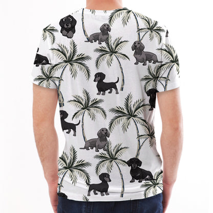Teckel - T-Shirt Hawaïen V1