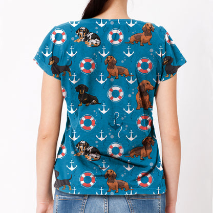 Dachshund - Hawaiian T-Shirt V3