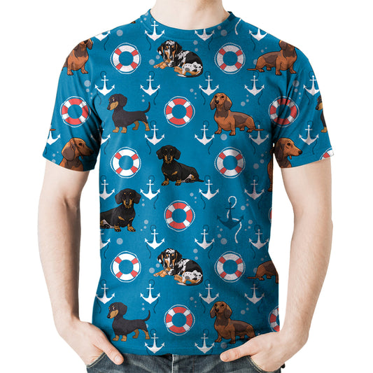 Teckel - T-Shirt Hawaïen V3