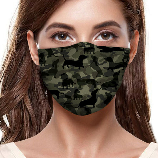 Masque F camouflage teckel V1