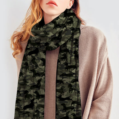 Dackel-Camouflage-Schal V1