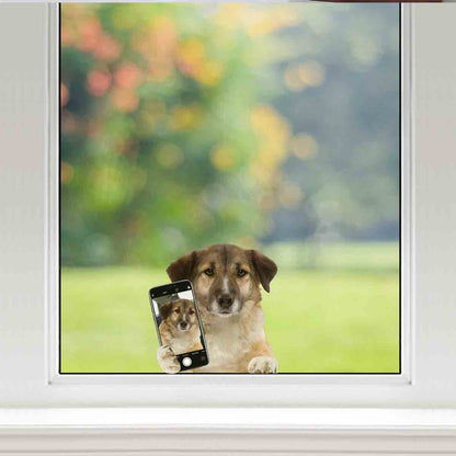 Aimez-vous mon selfie - Aidi Autocollant de voiture/porte/réfrigérateur/ordinateur portable V1