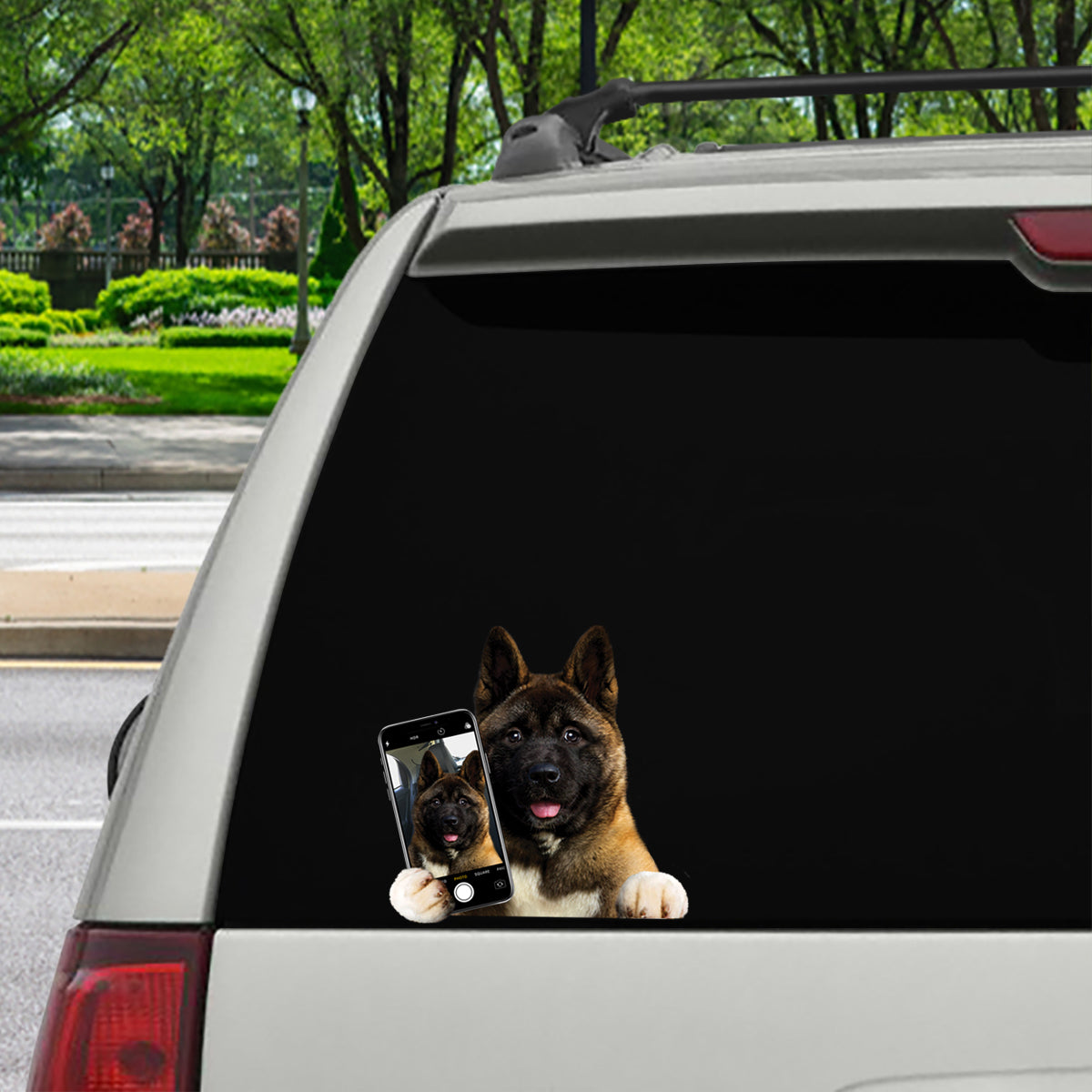 Do You Like My Selfie - American Akita Car/ Door/ Fridge/ Laptop Sticker V1